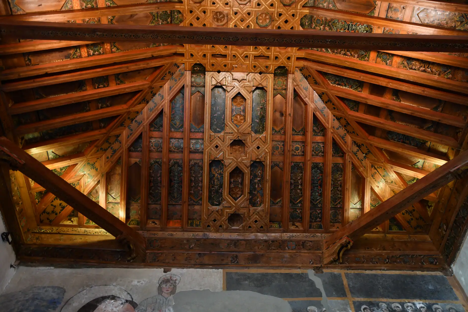 El artesonado mudéjar restaurado