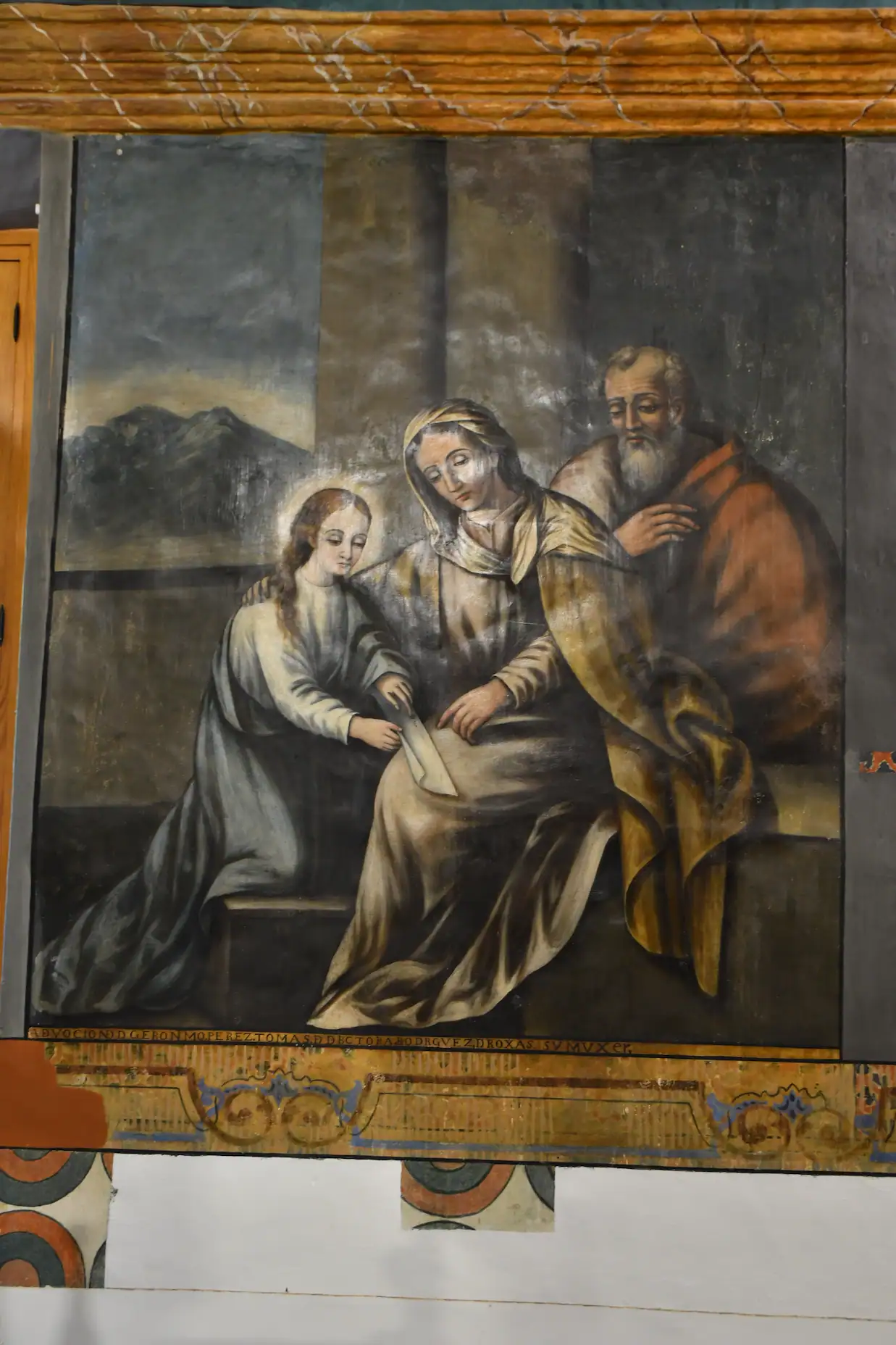 Pintura 5: Educación de María