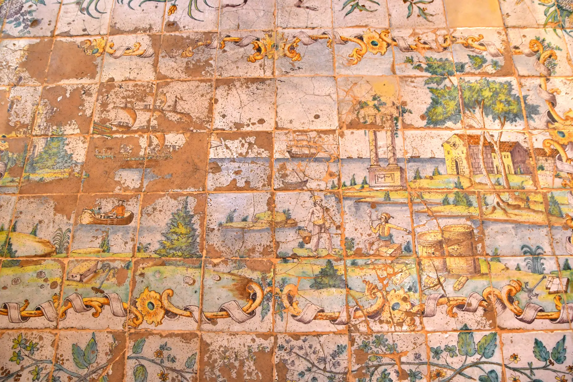 Pavimento del camarín