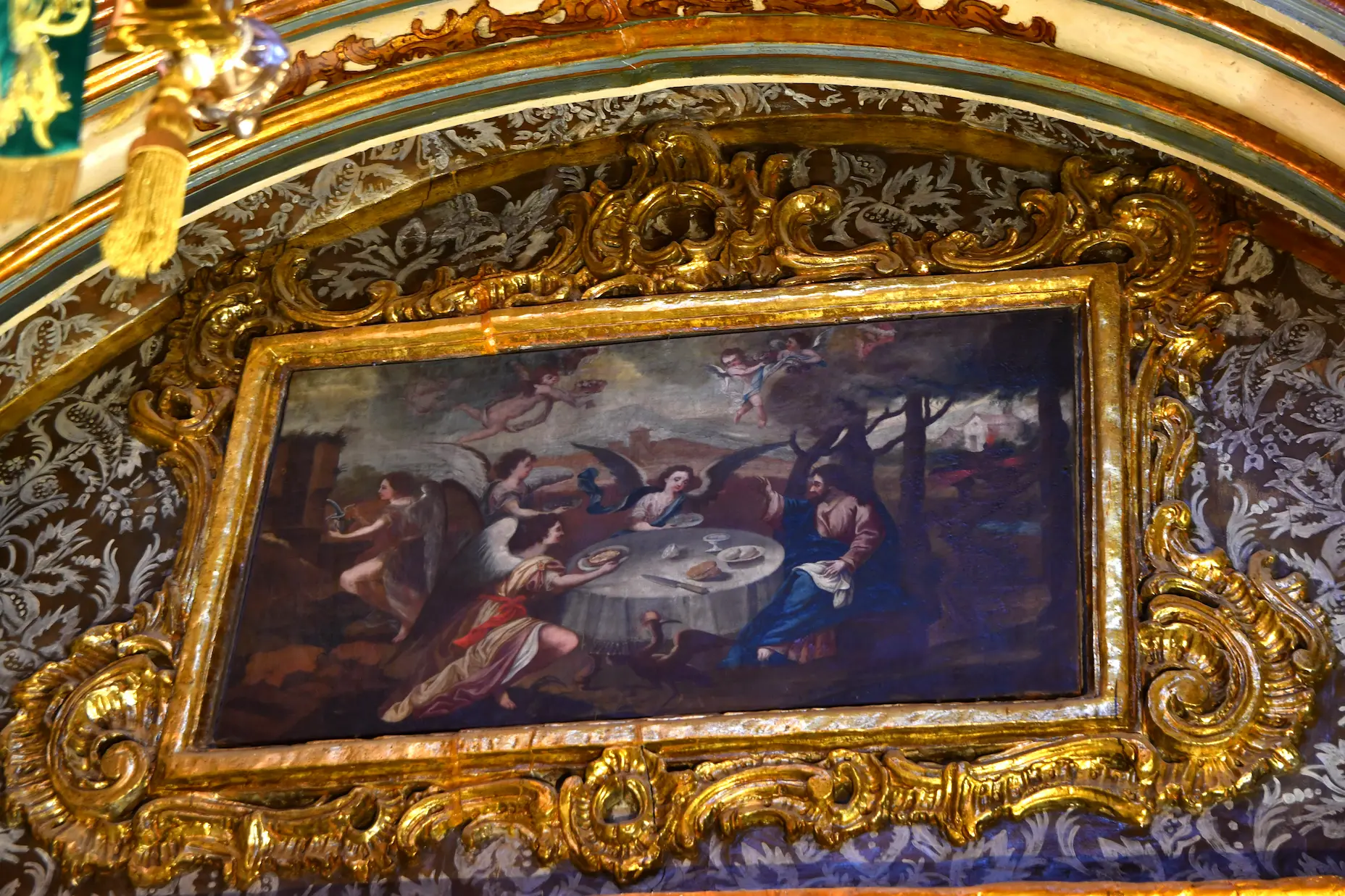 Lienzo 'Tentaciones de Cristo'