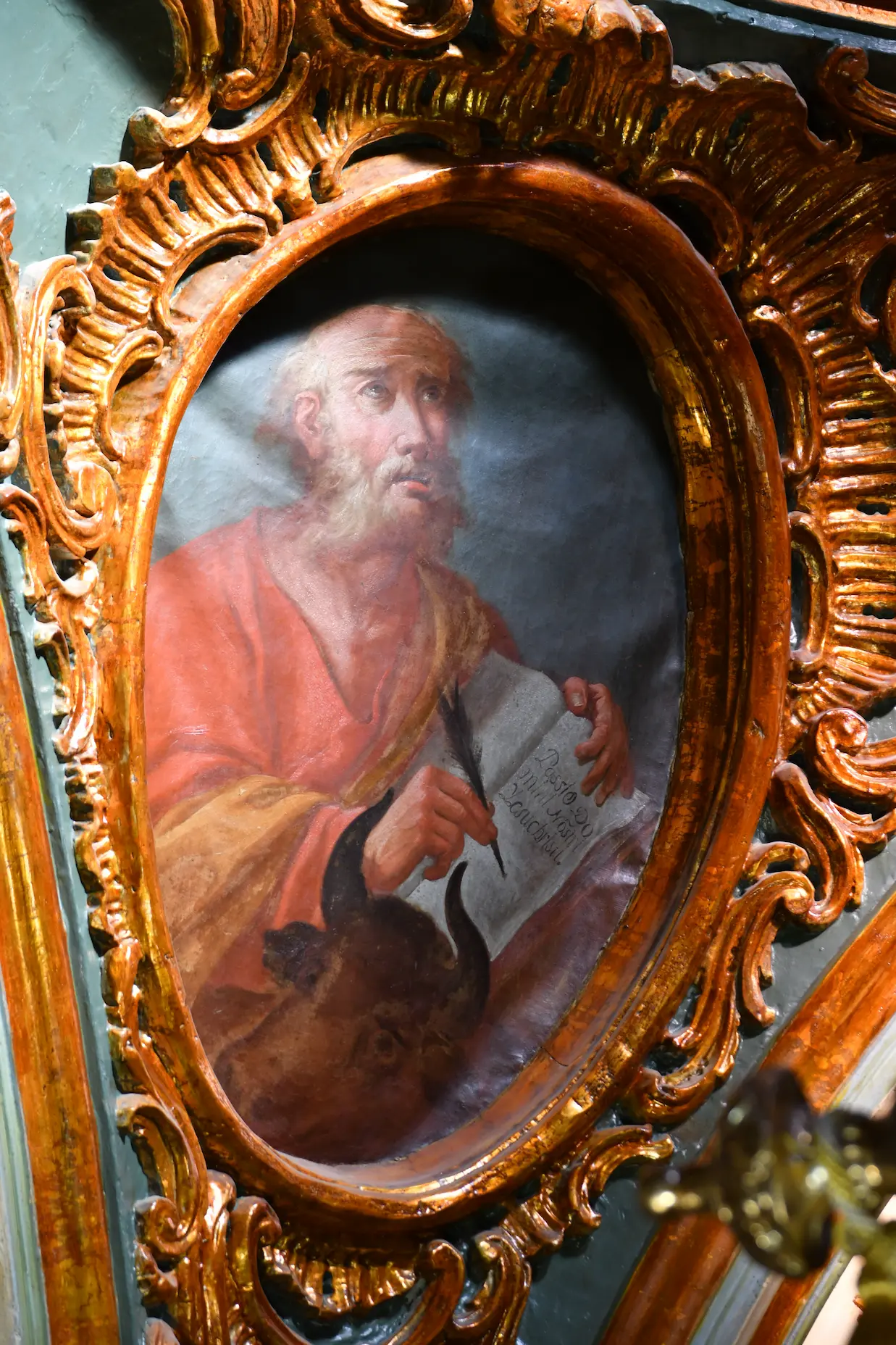 Pechina esquina NE: 'Lucas y el toro/buey'